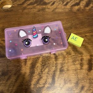 5/$20 unicorn pencil box CL